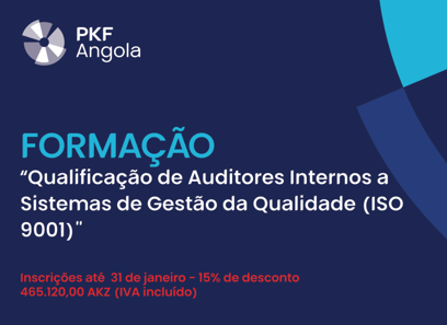 Formação “Qualificação de Auditores Internos a Sistemas de Gestão da Qualidade (ISO 9001) - 18, 19 e 20 fevereiro 2025