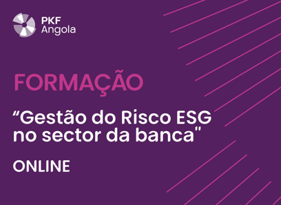 FORMAÇÃO: Gestão do Risco ESG no Sector da Banca - 24, 25 e 26 de fevereiro 